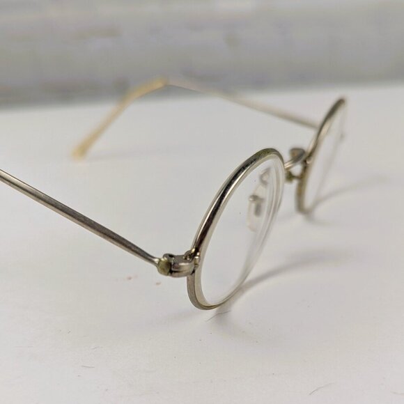Vintage 30s/40s Men's Round Frame Glasses - Picture 4 of 6
